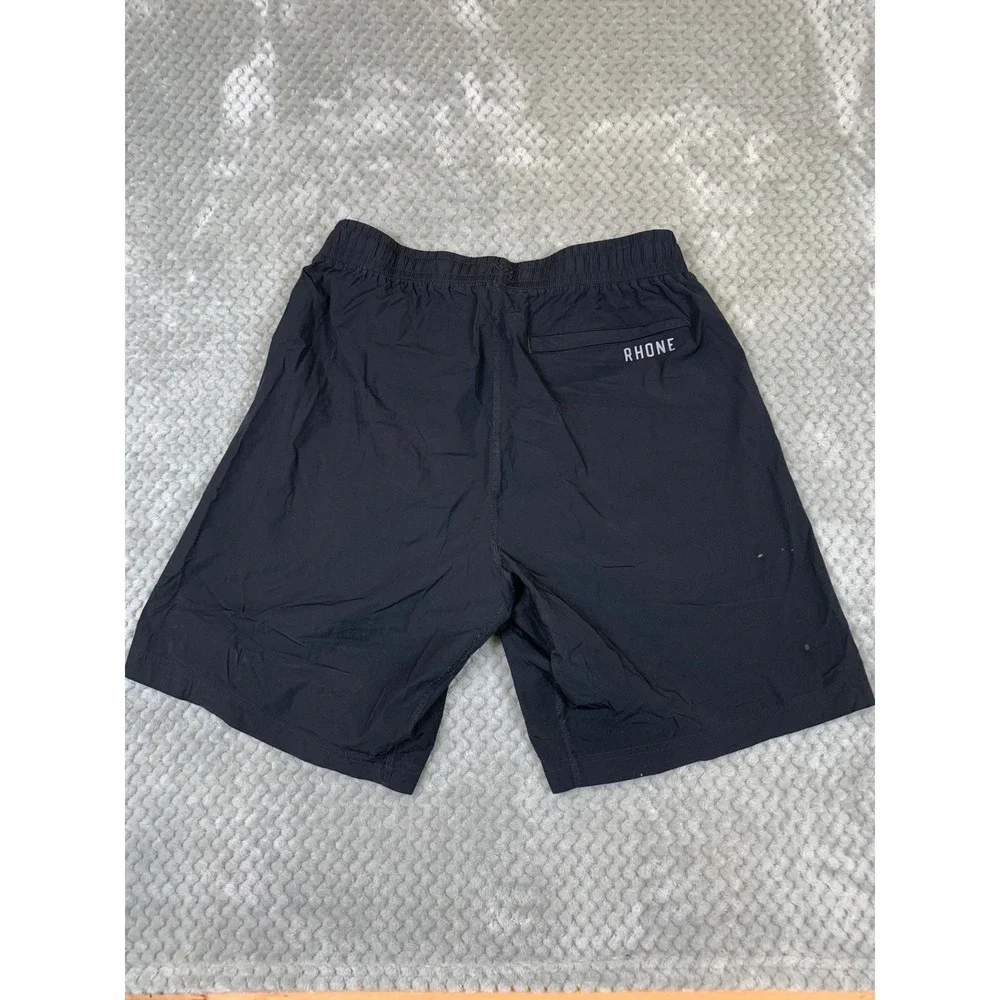 Rhone Mens Black Athletic Training Shorts 7 Inch Inseam Size Medium M Activewear